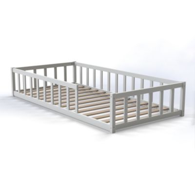 Lit NINO 90x190 avec Matelas IRIS / Blanc