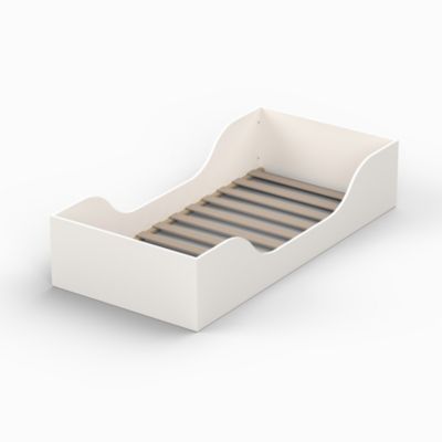 Lit NOE 90x190 + sommier / Blanc
