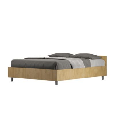 Lit Nuamo en chêne avec sommier 140x190