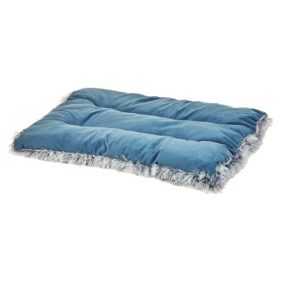 Lit pour animal ERGANI Velours Bleu