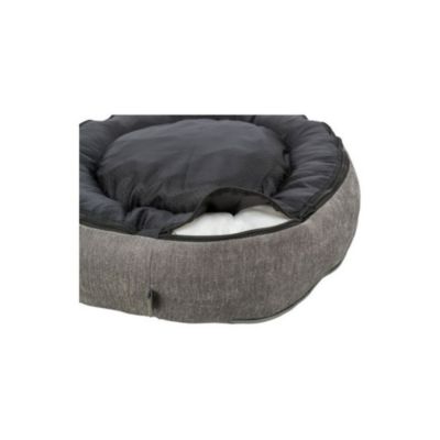 Lit pour chien TRIXIE Vital Lennox Gris diam 60 cm mousse a memoire donut