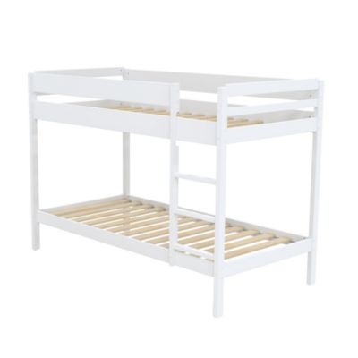 Lit superposé 90x190 BRICE Blanc incl. 2 sommiers