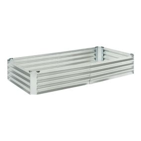 Lit surélevé de jardin Celano 180 x 90 x 30 cm en.casa