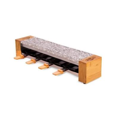 Little Balance - Raclette 4 personnes - Pierre granit 410x100 mm - 4 poelons Cool Touch