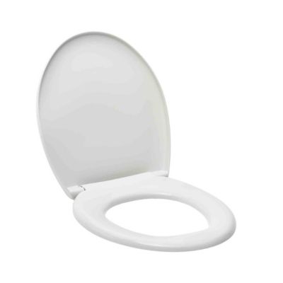 LIVEA Abattant WC thermoplastique, Blanc (UniversalSeat)