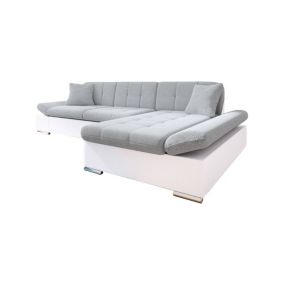 Livio - canapé d'angle - convertible avec coffre - 4 places - style contemporain - droit - Best Mobilier