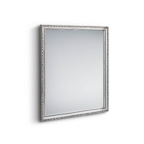 Lola - Miroir avec cadre - Argenté - 34x45cm