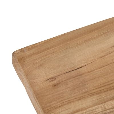 Longue planche à découper 60 cm en bois de teck avec manche - ELEA