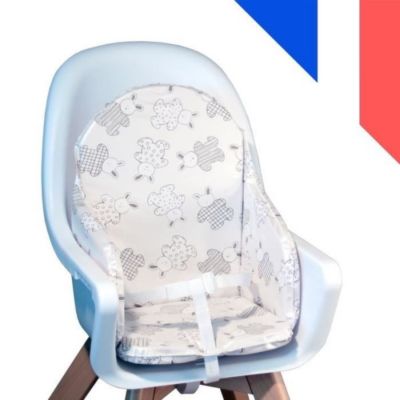Looping Coussin Chaise Haute Sangles Lapin Pyjama