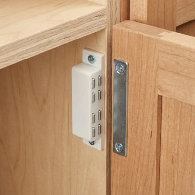 Loqueteau Blanc 12 kg entraxe 59mm Diall