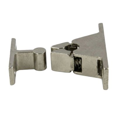 Loqueteau de meuble à pince Diall en Zamax entraxe 45 mm L.60 x l.30 mm