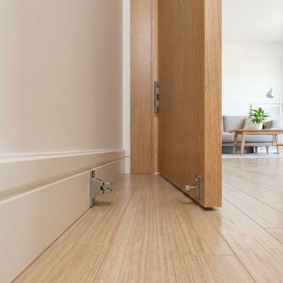 Loqueteau de meuble à pince Diall en Zamax entraxe 45 mm L.60 x l.30 mm
