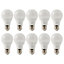Lot 10 ampoules LED Diall E27 60W blanc neutre