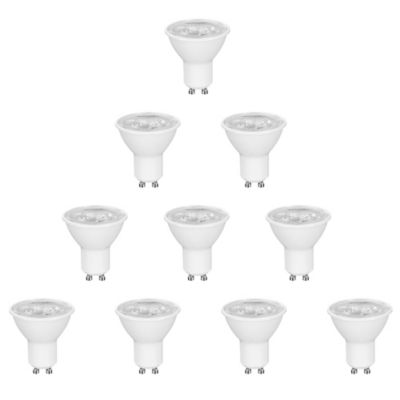 Lot 10 ampoules LED GU10 50W 2700K Castorama
