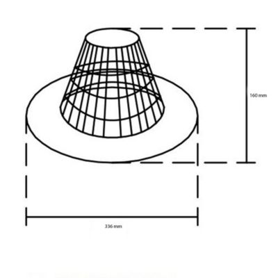 Lot 10 Gravel Guard Pour Drains Anti-Colmatage Chapeau (Diamètre: 150-200). Empêche saleté de pénétrer dans descentes pluviales