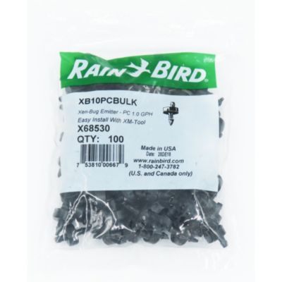 Lot 100 Goutteurs Auto-régulant Rain Bird Xb 4l/h Noir-rain Bird