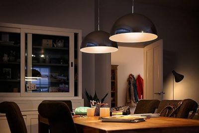 Lot 2 ampoules E14 (SES) flamme 470lm 4.3W = 40W IP20 blanc chaud Philips