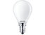Lot 2 ampoules E14 (SES) standard 470lm 4.3W = 40W IP20 blanc chaud Philips