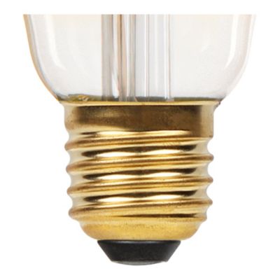 Lot 2 ampoules LED à filament ST64 ambrée E27 806lm 7.9W = 60W Ø6.4cm Jacobsen blanc chaud