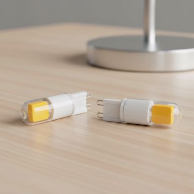 Lot 2 ampoules LED blanc chaud G9 220lm 20W Capsule Jacobsen