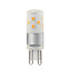 Lot 2 ampoules LED Capsule G9 470lm 3.8W = 40W Ø1.8cm Diall blanc chaud