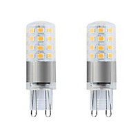Lot 2 ampoules LED Capsule G9 470lm 4W = 40W Ø1.8cm Diall blanc neutre
