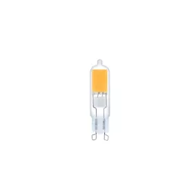 Lot 2 ampoules LED Diall G9 200lm 1,8W=20W blanc chaud