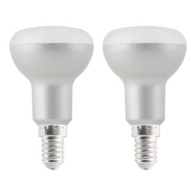 Lot 2 ampoules LED Réflecteur (R50) E14 470lm 4.2W = 40W Ø5cm Diall blanc chaud