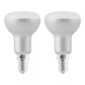 Lot 2 ampoules LED Réflecteur (R50) E14 470lm 4.2W = 40W Ø5cm Diall blanc neutre