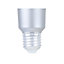 Lot 2 ampoules LED Réflecteur (R80) E27 806lm 7.3W = 60W Ø8cm Diall blanc chaud