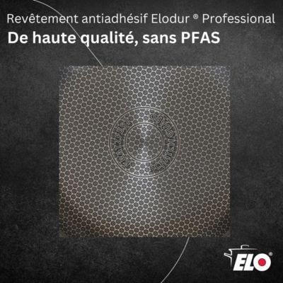 Lot 2 Faitouts 20cm & 26cm et 2 Poêles 24cm & 32cm Elo Relief Evolution