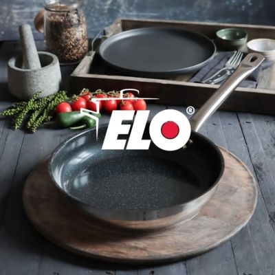 Lot 2 Poêles 24/28cm & 4 Faitouts 12/14/16/20cm Elo Profi Therm Platinum