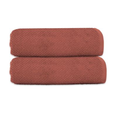 Lot 2 serviettes de bain 70x140 coton éponge 70x140cm