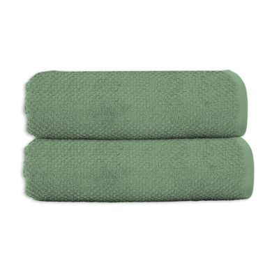 Lot 2 serviettes de bain 70x140 coton éponge 70x140cm