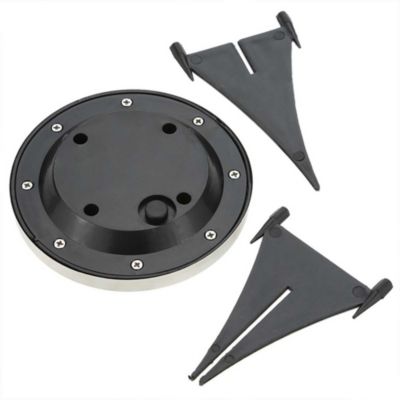 Lot 2 spots réflecteur LED intégrée encastrable solaire IP44 0,16W 20lm Lumisky l.11,5 x H.14 cm