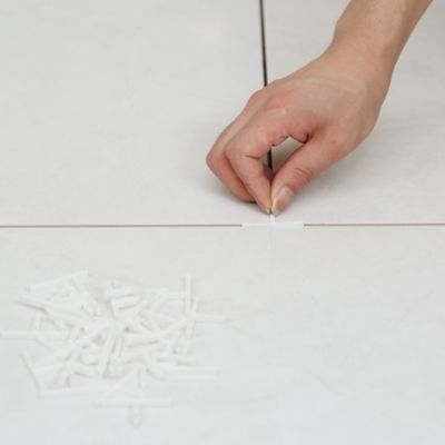 Lot 250 croisillons en T Diall écart 2 mm