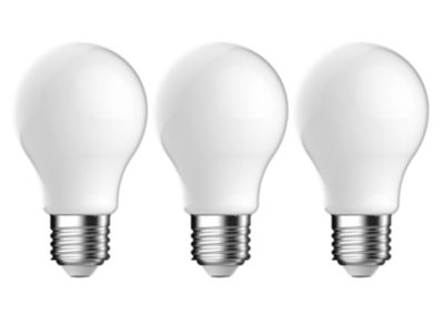 Ampoule LED à filament GLS E27 470lm 3.4W = 40W Ø6cm Diall blanc