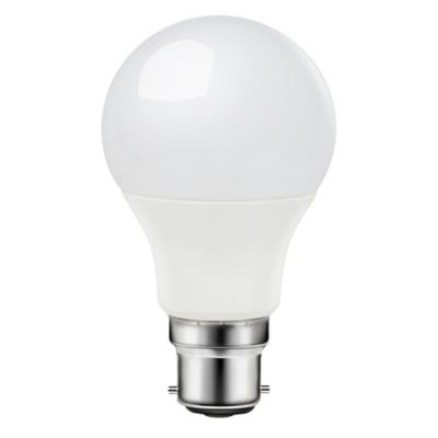 Lot 3 ampoules LED A60 B22 1055lm 9.5W = 75W Ø6cm Diall blanc chaud