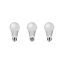 Lot 3 ampoules LED A60 E27 1521lm 13.8W = 100W Ø6cm Diall blanc chaud