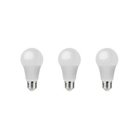 Lot 3 ampoules LED A60 E27 1521lm 13.8W = 100W Ø6cm Diall blanc neutre