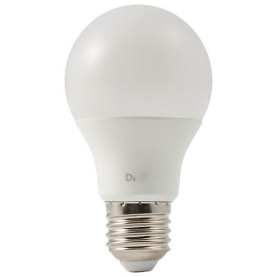 Lot 3 ampoules LED A60 E27 806lm 7.3W = 60W Ø6cm Diall blanc chaud