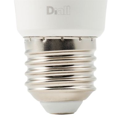 Lot 3 ampoules LED A60 E27 806lm 7.3W = 60W Ø6cm Diall blanc chaud