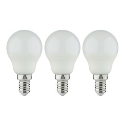 Lot 3 ampoules LED mini globe E14 470lm 4.2W = 40W Ø4.5cm Diall