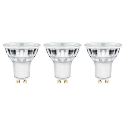 Lot 3 ampoules LED spot réflecteur GU10 345lm 3.6W = 35W Ø5cm Diall blanc chaud