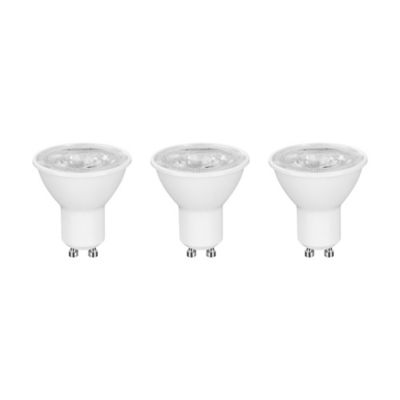 Lot 3 ampoules LED spot réflecteur GU10 345lm 3.6W = 50W Ø5cm Diall blanc neutre dimmable