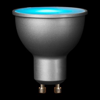 Lot 3 ampoules LED spot réflecteur GU10 350lm 4W = 32W Ø5cm Diall RVB et blanc chaud aux nuance blanc froid