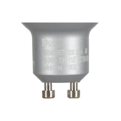 Lot 3 ampoules LED spot réflecteur GU10 350lm 4W = 32W Ø5cm Diall RVB et blanc chaud aux nuance blanc froid