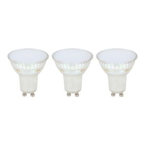 Lot de 2 ampoules SMD LED Spot MR16, culot GU5.3, 345 Lumens, conso. 5W (eq.