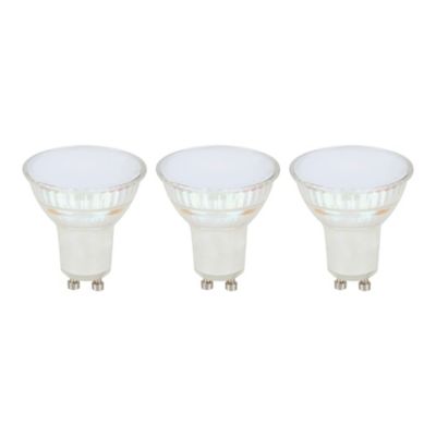 3 ampoules led connectées réflecteur GU10, 50W, blanc