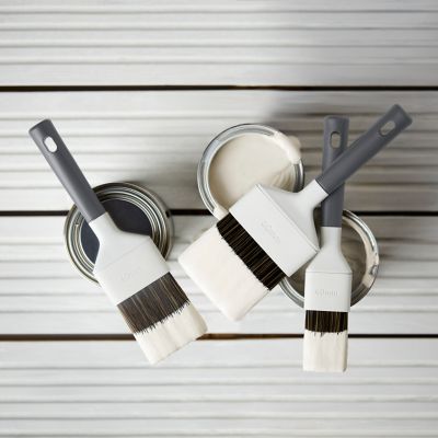 Lot 3 pinceaux plats huile, vernis et lasure GoodHome